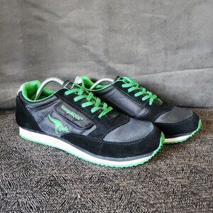 Vintage Black and Green KangaROOS Mens Size 11 Deadstock